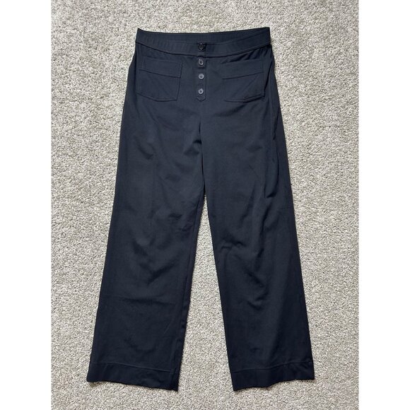 Halara Womens Sz XL High Waisted Button Multiple Pockets Wide Leg Casual Pants - Picture 2 of 9